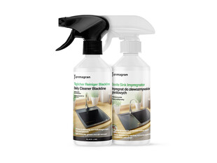 Imprégnant pour éviers en granit 250 ml + Produit d'entretien quotidien Blackline 250 ml
