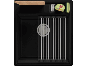 Evier cuisine granit 1 bac...