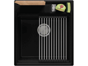 Evier cuisine granit 1 bac...