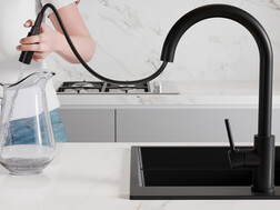 Robinet mitigeur cuisine sans contact avec douchette extractible 2 jets Primagran 9110 Sensor Touch