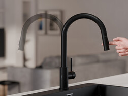 Robinet mitigeur cuisine sans contact avec douchette extractible 2 jets Primagran 9110 Sensor Touch