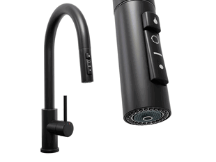 Robinet mitigeur cuisine avec douchette extractible et raccord pour filtre, 2 jets 9210 Primagran