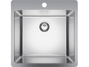 Evier cuisine sous plan granit 1.5 bac un grand bac London 60 Duo