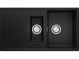 Évier Granit Ibiza 780 Smart Duo Noir